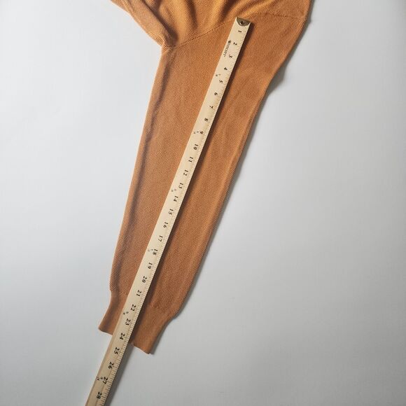 J. Crew Sweater Mens XL Orange Cotton Piqué-Stitch Crewneck Pullover Preppy NWT - Picture 9 of 10